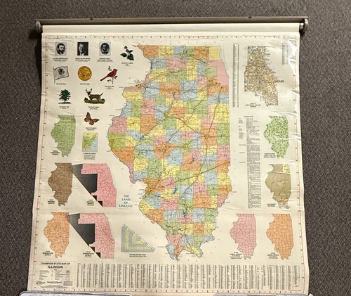 Vintage 1985 champion map - vintage,