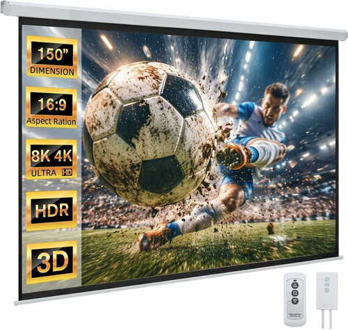 Motorized projector screen - motorized,
