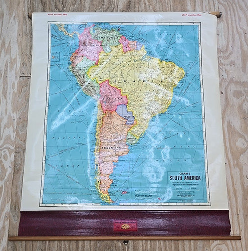 South america pull down - america,
